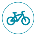 icon of bicycle